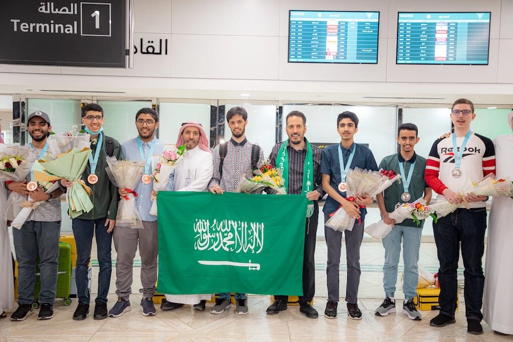 The Saudi team won two silver and four bronze medals at the International Mathematical Olympiad, which ended on July 16. (Supplied)