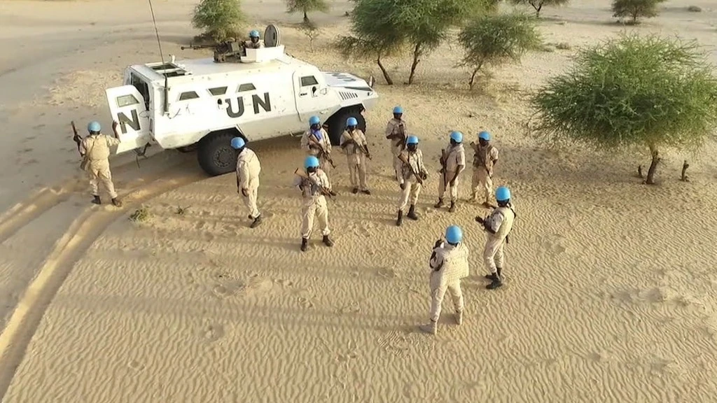 Image of UN peacekeeping forces in Mali. (AFP/File)