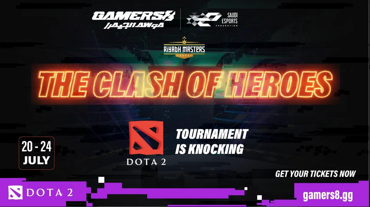 Winners of Dota 2 Riyadh Masters at Gamers8 will receive $1.5 million. (Gamers8)