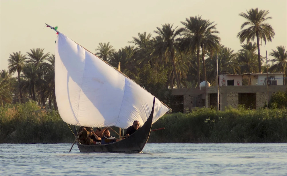 Traditional boat building has made a comeback in Iraq through the ‘Ark ReImagined’ project. (AN Photo/Rashad Salim/Supplied)