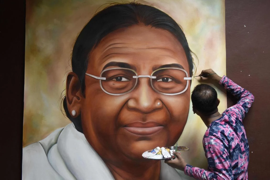 India elects female politician from tribal group as new president