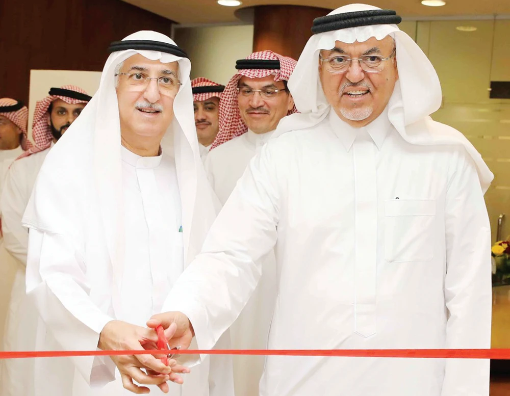 Saudi Central Bank Gov. Dr. Fahd bin Abdullah Al-Mubarak launches operations center to combat financial fraud. (Supplied)