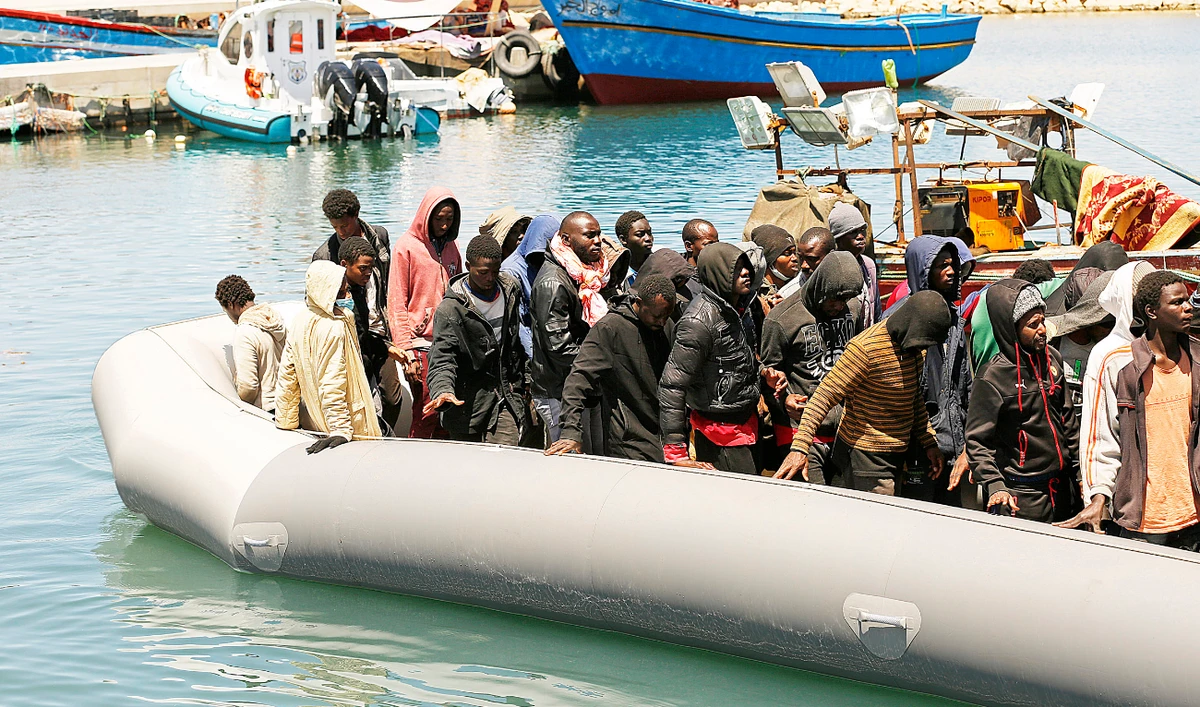 Migrant arrivals in Italy are up by nearly one quarter from 2021, with 34,013 recorded through Friday. (AP)