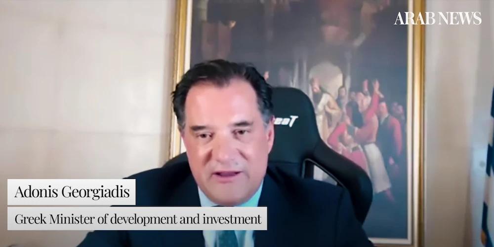 INTERVIEW: Relationship between Greece and Saudi Arabia ‘more than excellent,’ says Greek Development Minister Adonis Georgiadis
