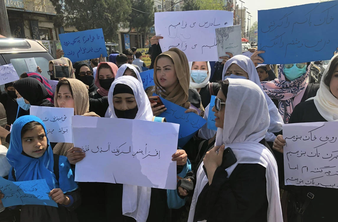 Among them were women who were detained for protests and described torture at the hands of their Taliban guards. (AP)
