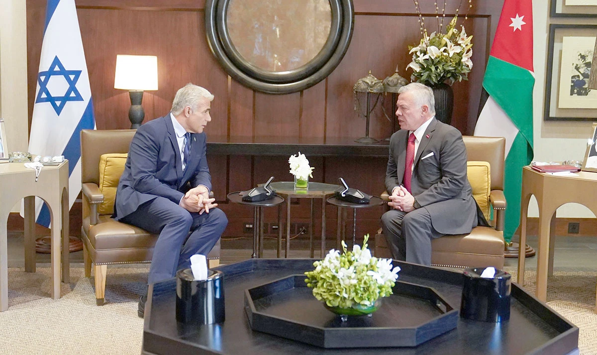 Jordan’s King discusses prospect of creating Palestinian state with Israeli PM