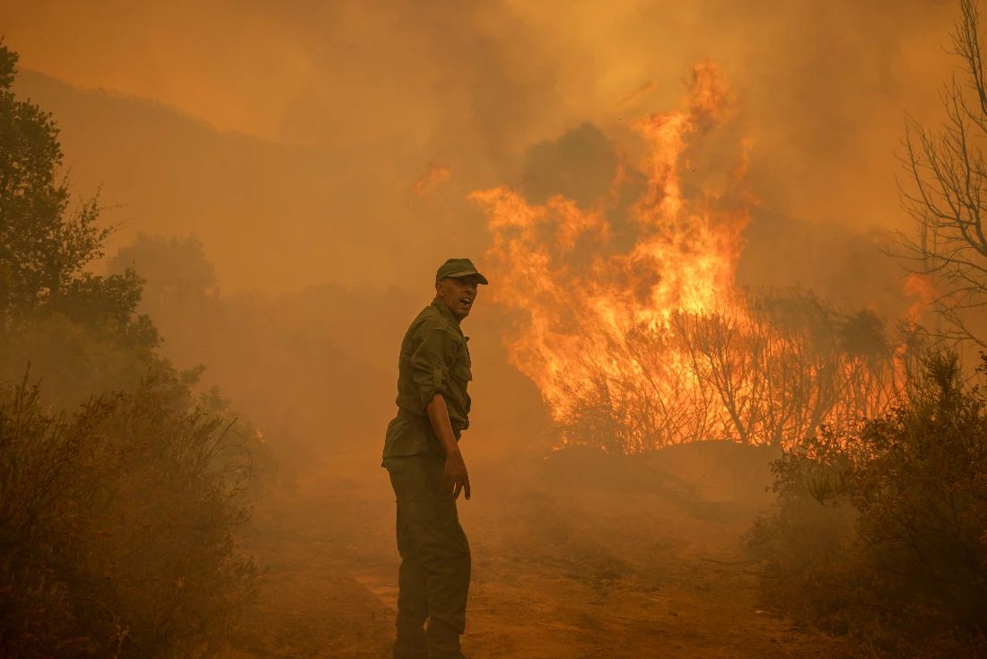 Morocco has been gripped by scorching temperatures amid abnormally intense drought and stress on water supplies. (AFP)