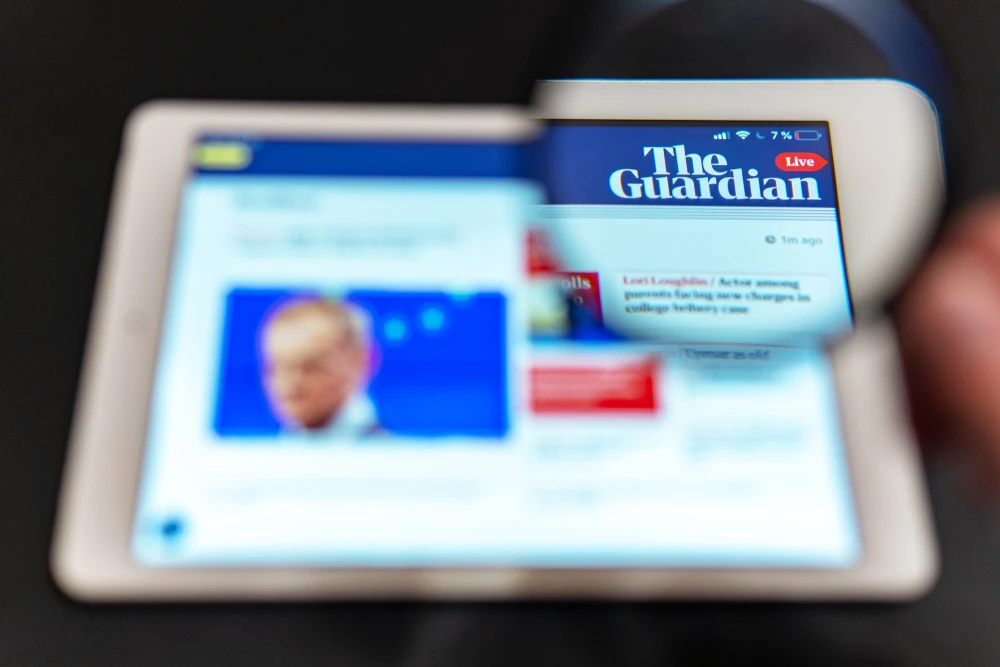 Numerous UK publishers including The Guardian, Daily Mirror, Manchester Evening News, and Chronicle Live have reported their website and news articles being cloned. (Shutterstock/File)