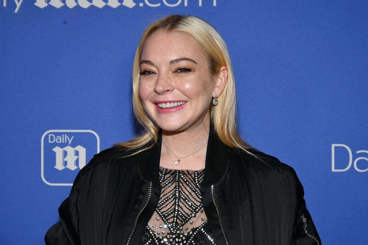 The “Mean Girls” star took to Instagram to share pictures from her visit. (AFP)