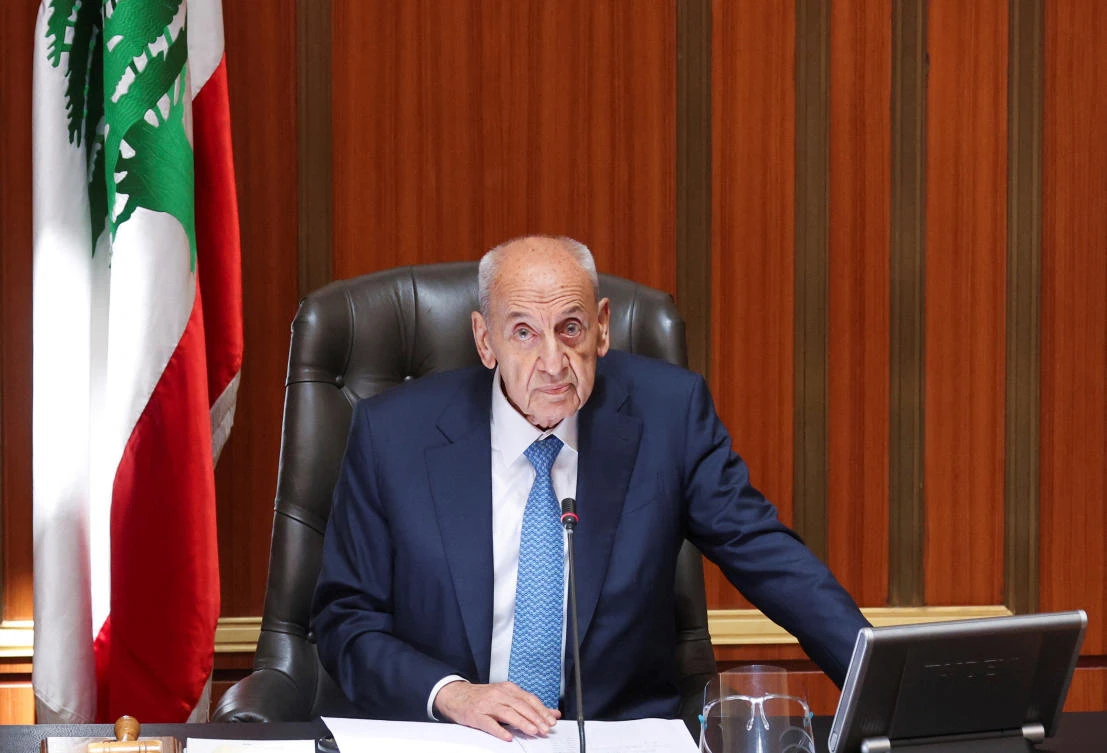 Lebanon’s parliamentary speaker, Nabih Berri. (Reuters)