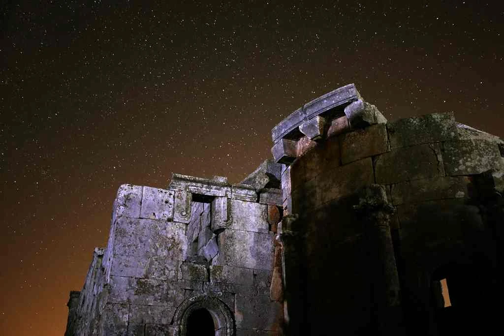 Syria’s Idlib’s ancient ruins, a perfect spot to shoot stunning images of the Milky Way