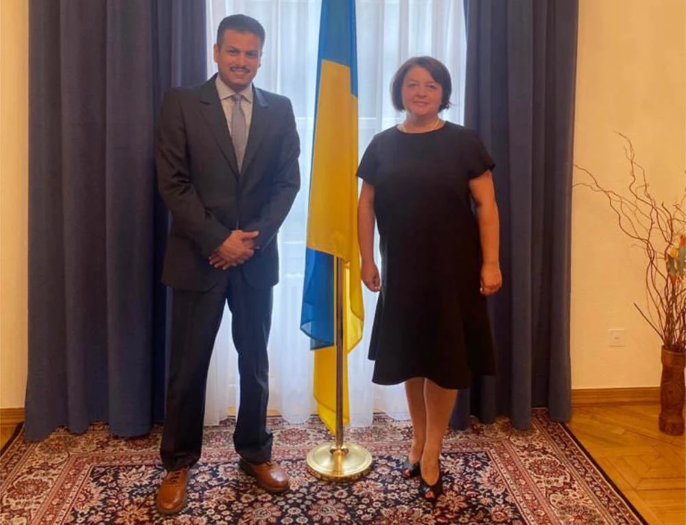 Saudi envoy to UN meets Ukrainian counterpart