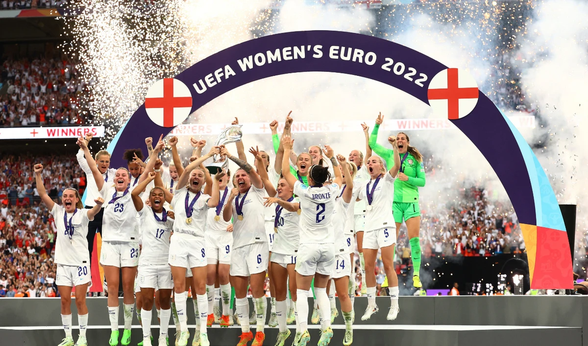 England women beat Germany to end major tournament wait at Euro 2022