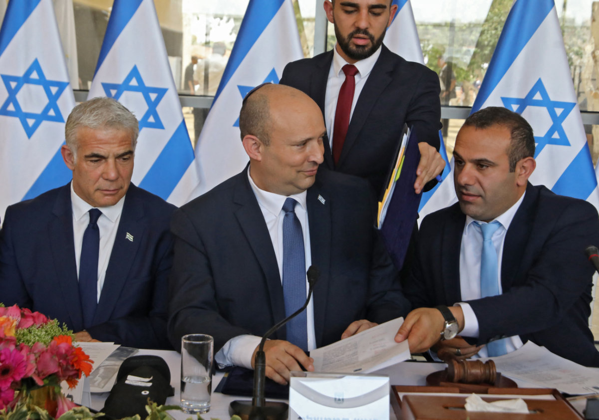 Bennet's coalition was chiefly motivated by a pressing need to replace Netanyahu. (AFP file)