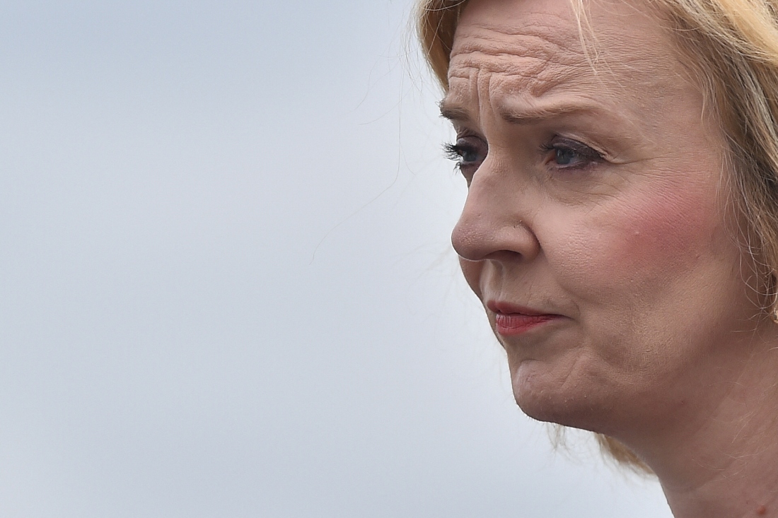 Liz Truss is the frontrunner in the race to become the next British PM. (File/AFP)