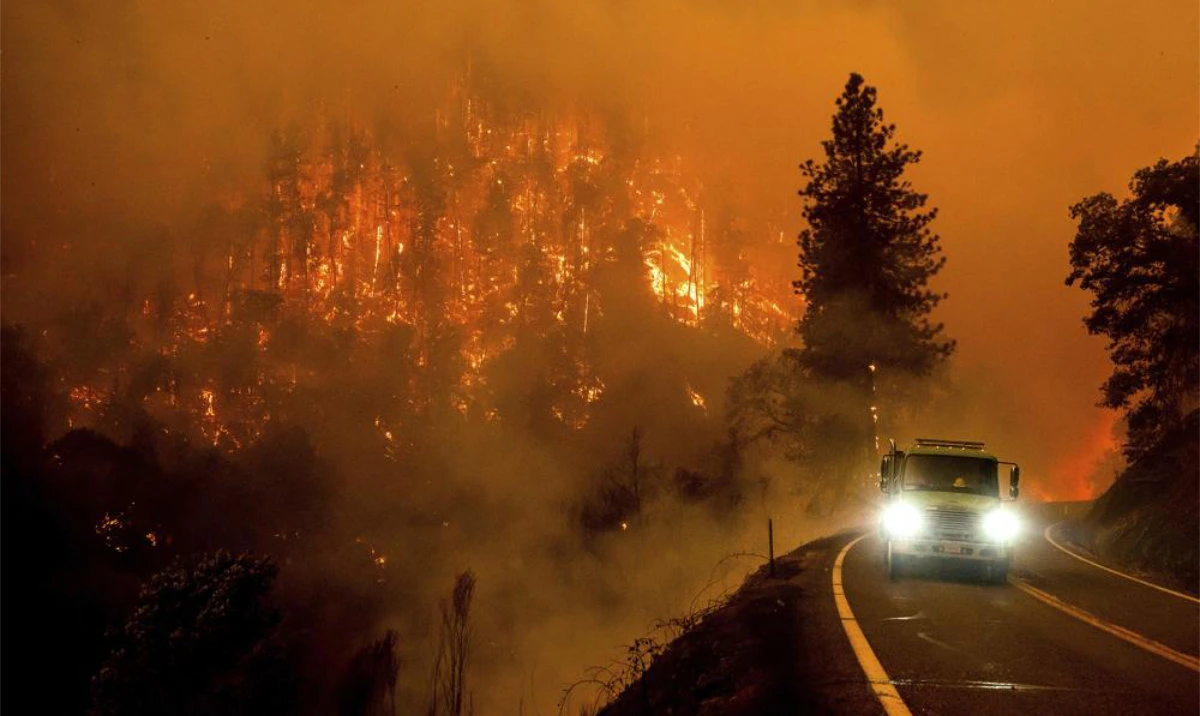 2 bodies found in burned vehicle in California wildfire zone