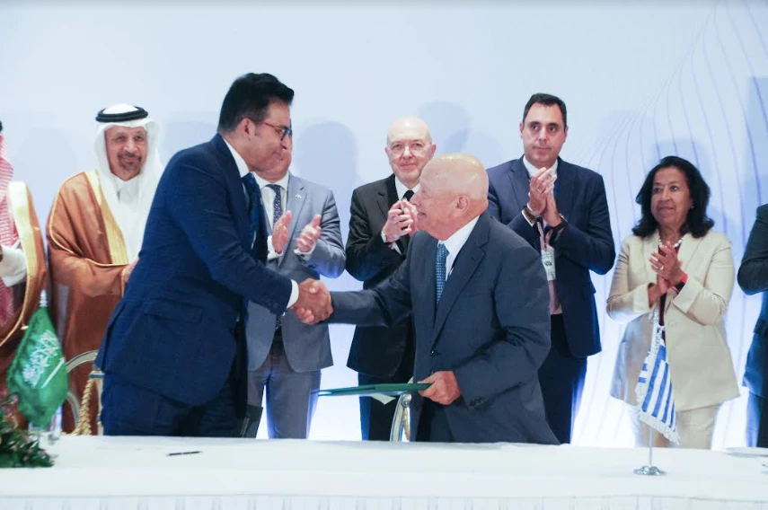 Saudi shipping firm Bahri signs two MoUs with Greek maritime logistics companies