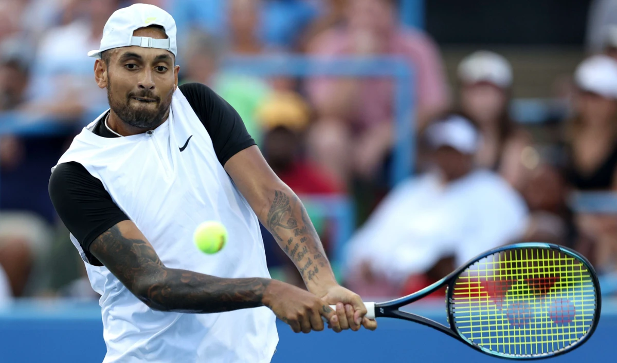 Kyrgios wins 1st singles match since making Wimbledon final