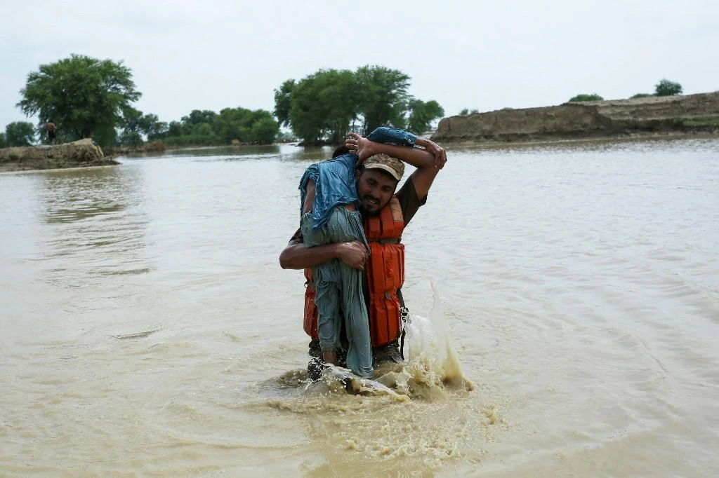 Pakistani army personnel are undertaking relief and rescue operations in rich Balochistan province, which has been hit by fierce monsoon rains and deadly flooding. (AFP)
