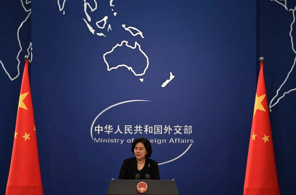 Chinese foreign ministry spokeswoman Hua Chunying said the military exercises were necessary to ‘resolutely protect national sovereignty.’ (AFP)