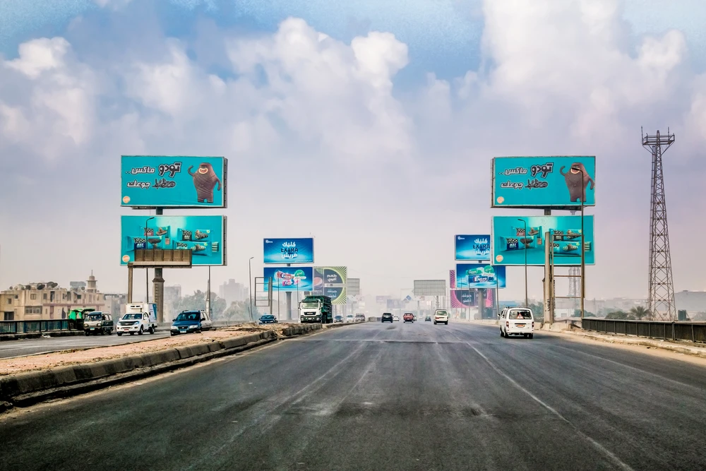 Al Arabia has closed a one-year deal to install 174 billboards on Egypt’s north coast. (Shutterstock)
