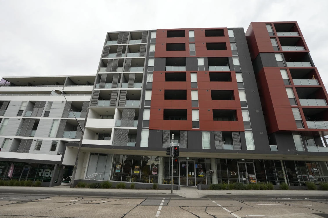 The Sydney apartment where the bodies of two Saudi sisters were found in June is back on the rental market with a real estate ad advising their deaths were “not a random crime and will not be a potential risk for the community.” (AP/Rick Rycroft)