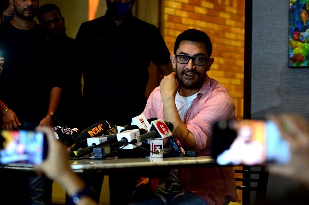 Muslim star Aamir Khan has been credited with pushing films beyond Bollywood’s traditional fare of song and dance into social and cultural issues. (AFP file photo)