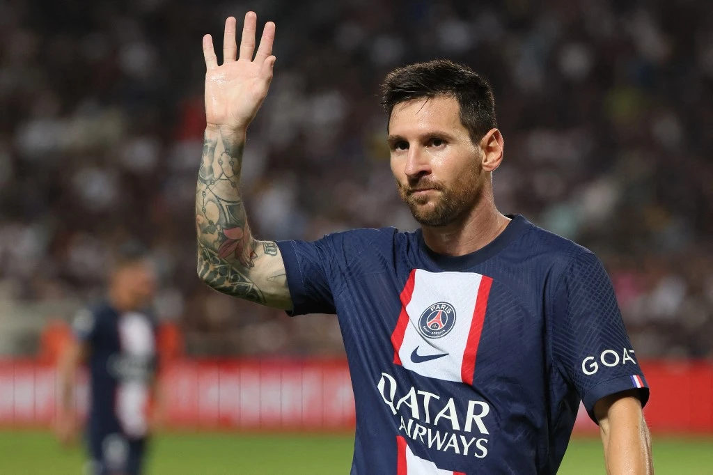 The idea would be that Messi returns to the club for free when his contract with PSG ends next summer. (File/AFP)