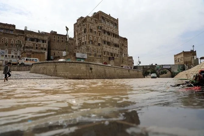 Flash floods triggered by heavy rains coupled with strong winds battered dozens of camps, mud houses and huts that host thousands of people in different areas. (AFP/File Photo)