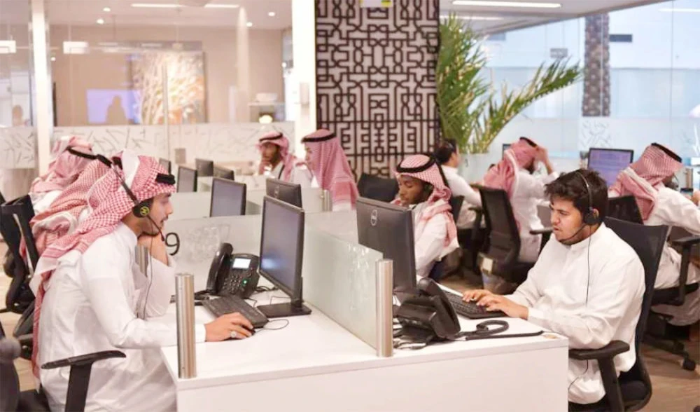 The 937 Call Center has received 8,794,473 phone calls in the first half of 2022. (SPA)