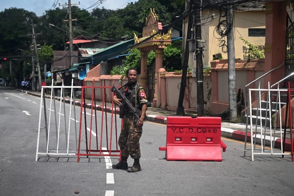 The Myanmar junta has waged a bloody crackdown on dissent, with the violence leaving more than 2,100 civilians dead and nearly 15,000 arrested, according to a local monitoring group. (AFP)