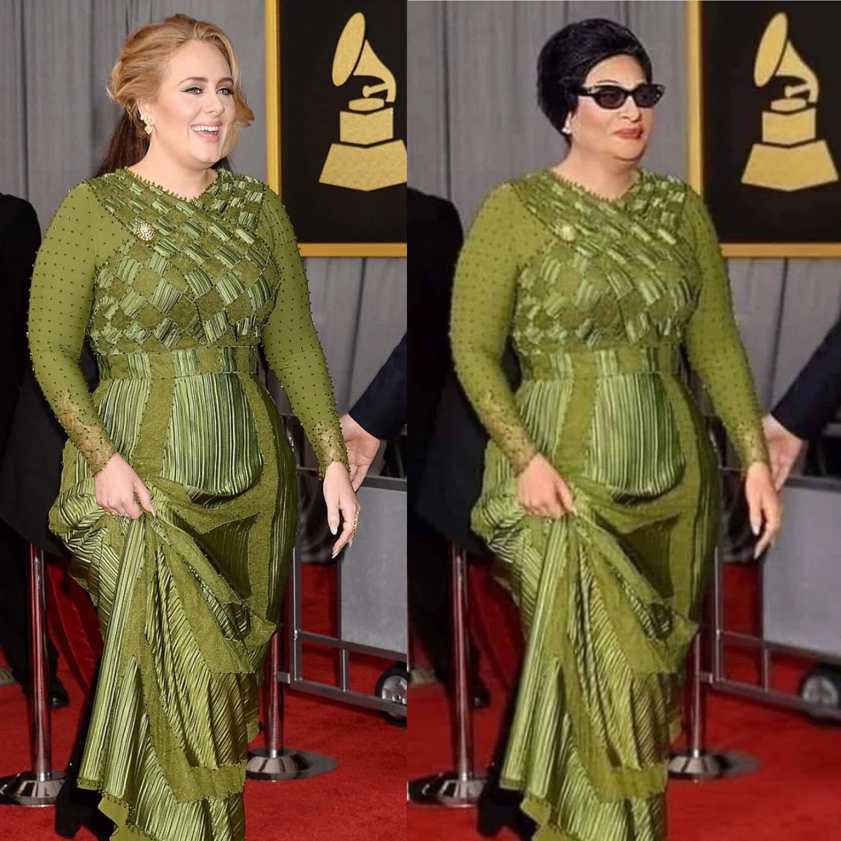 Apparent photo of Adele in Egyptian music icon’s dress sparks controversy