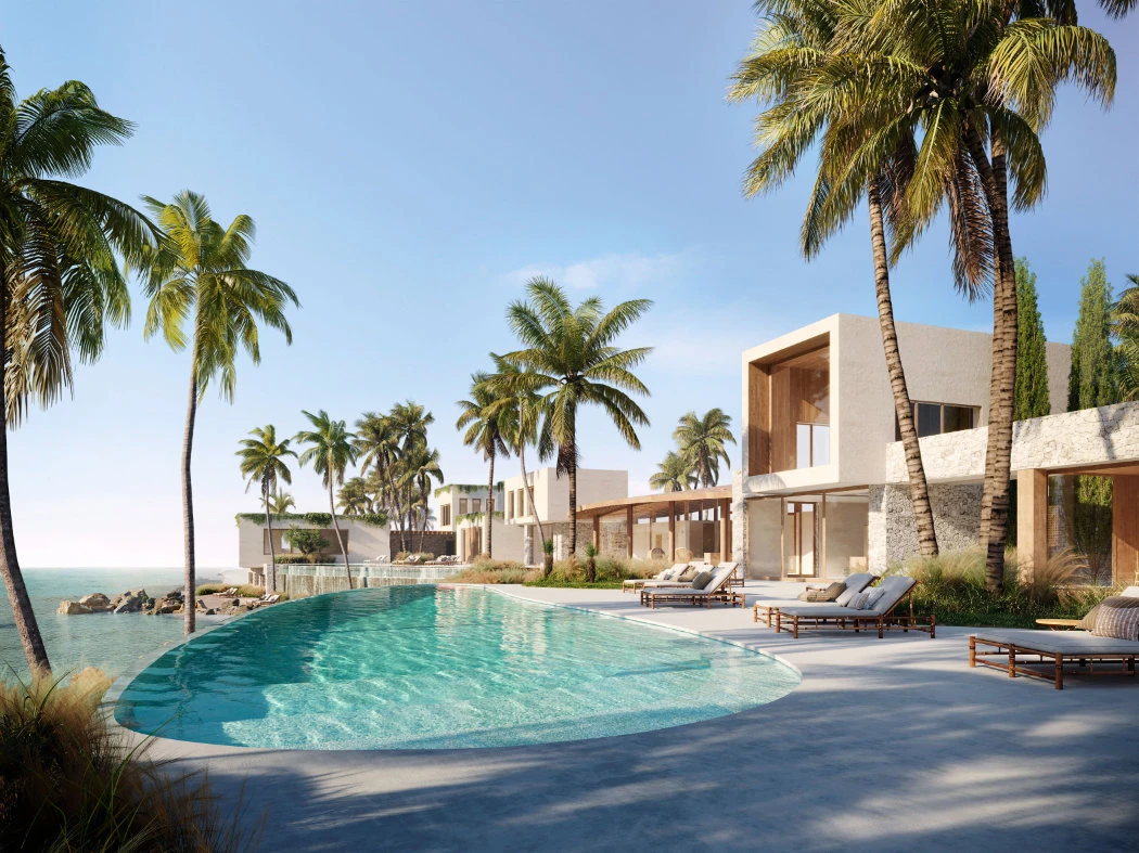 OIA Downtown’s beach club will include two pools, a state-of-the-art gym, salon and lounges, and beachfront access, together with a host of luxurious dining venues.