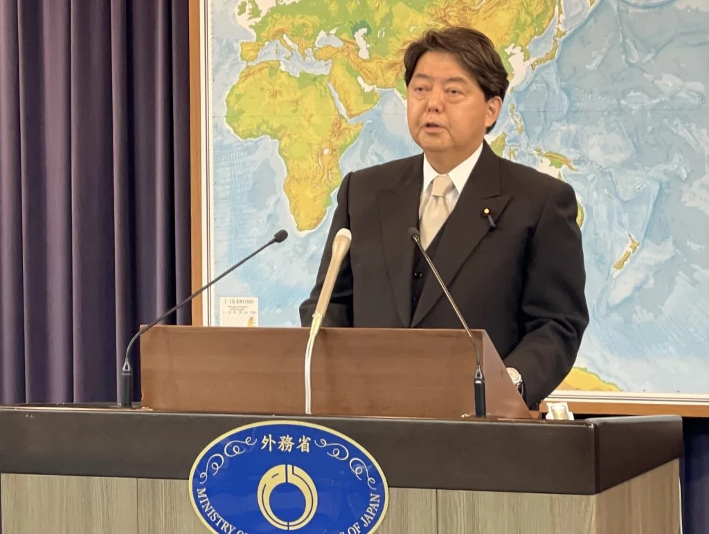 Japanese Foreign Minister Yoshimasa Hayashi also expressed Japan’s official position on the Palestinian cause. (ANJP)