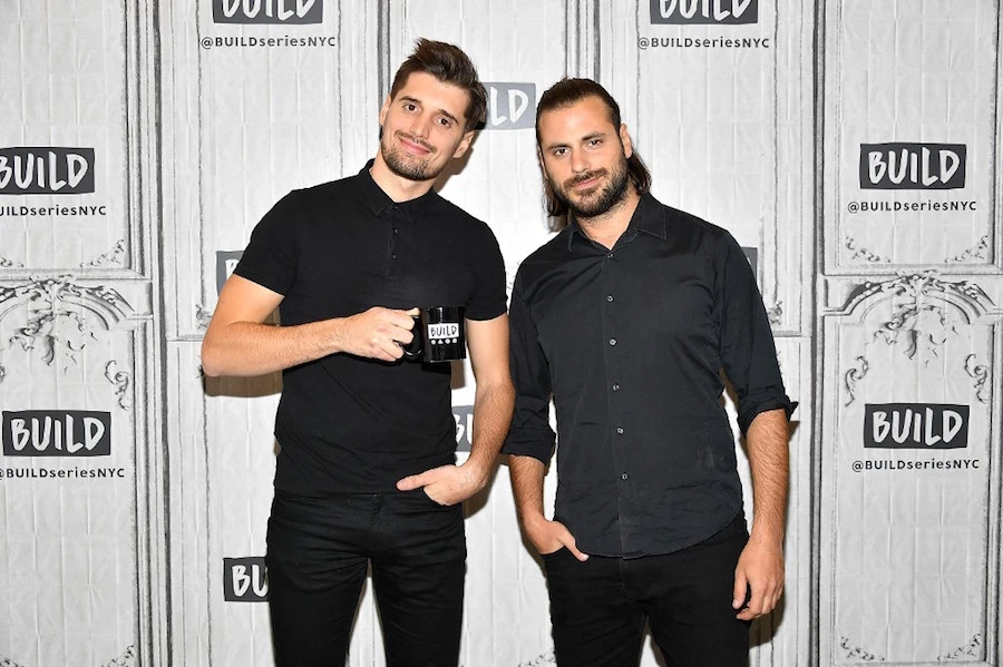 Luka Sulic and Stjepan Hauser of 2CELLOS. (AFP)