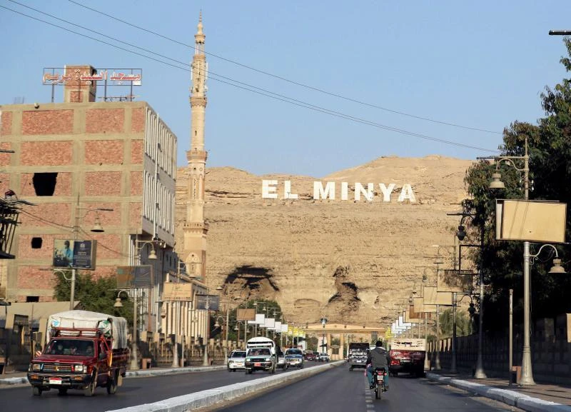 A general view of the entrance to Minya city is seen a day after a militant attack at the city in Egypt, November 3, 2018. (Reuters)