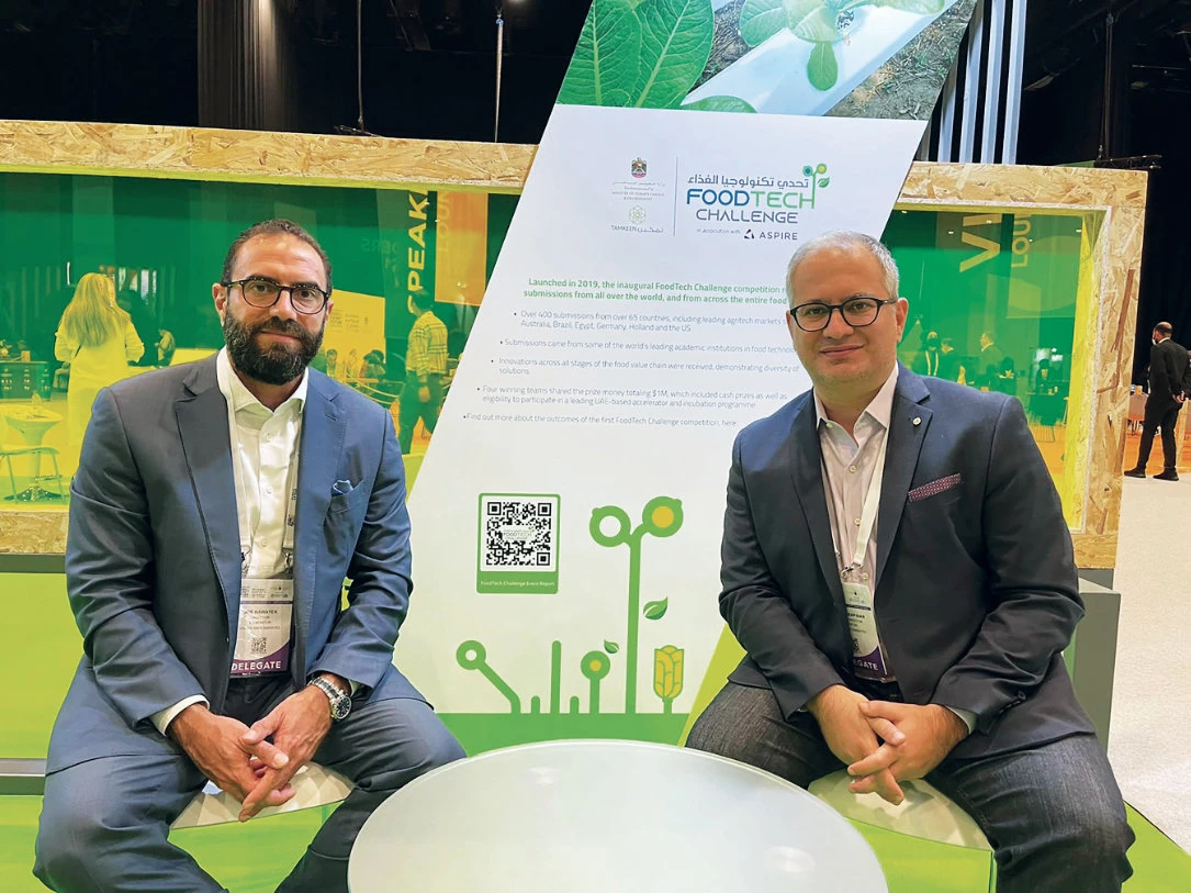Burak Karapinar, the managing director and Joe Hawayek, the board member of QS Monitor. The company is currently in series A funding stage. (Supplied)