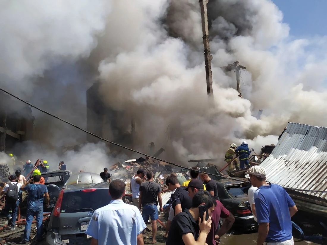 Armenian blast death toll rises to 6, over 60 injured