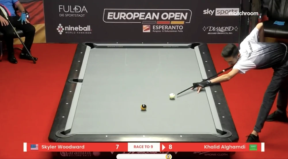 Young Saudi pool player wins against American professional star