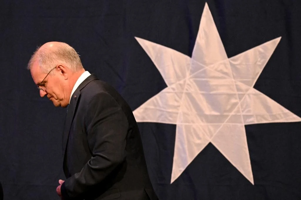 Australia’s former leader Scott Morrison secretly made himself minister of health, finance and resources, among other positions, without informing colleagues, parliament or voters. (AFP)