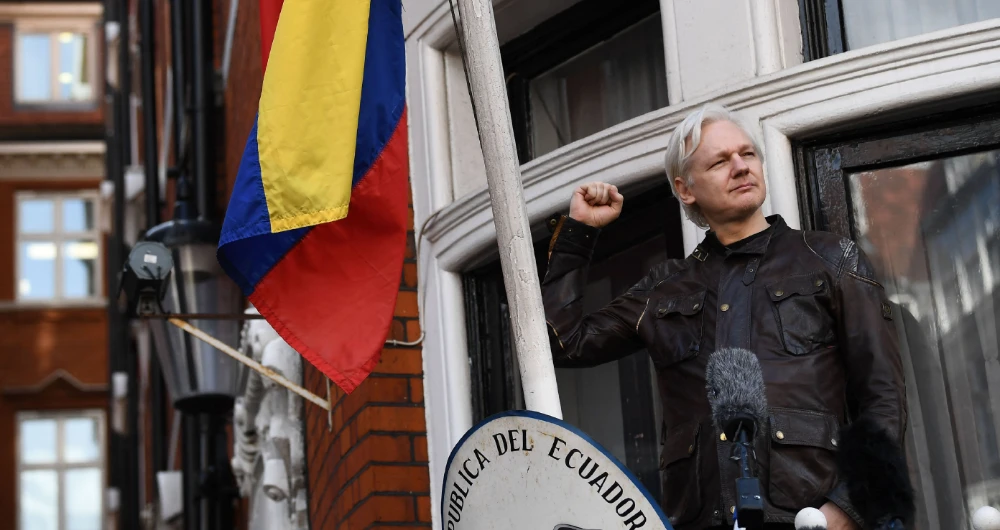 Assange is facing extradition from Britain to the US. (AFP)