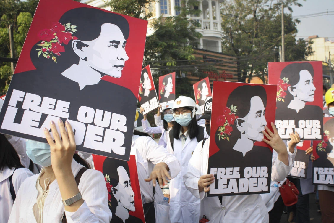 UN special envoy for Myanmar Noeleen Heyzer’s trip comes after the country’s former civilian leader Aung San Suu Kyi was convicted Monday on more corruption charges. (AP)