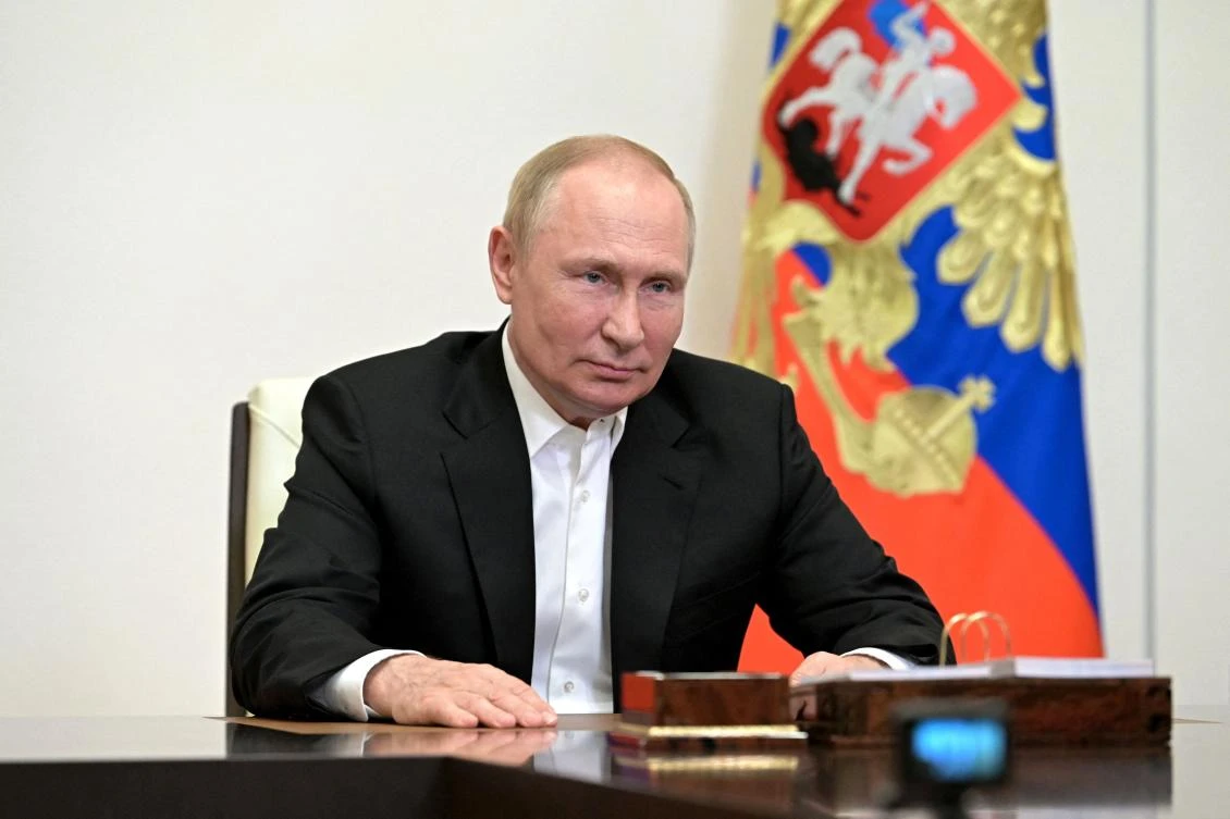 Russian President Vladimir Putin accused the US of fueling ‘the potential for conflict in Asia, Africa and Latin America.’ (Sputnik/AFP)