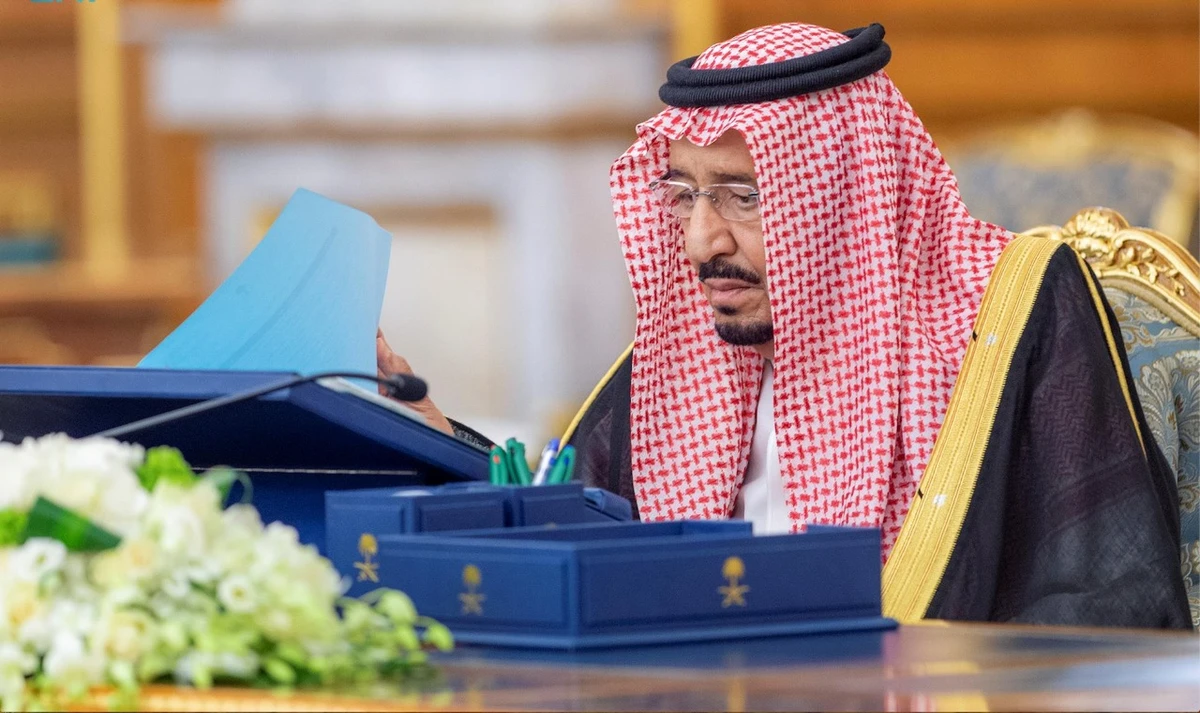 Saudi Arabia's King Salman chairs the weekly Cabinet session on Tuesday. SPA