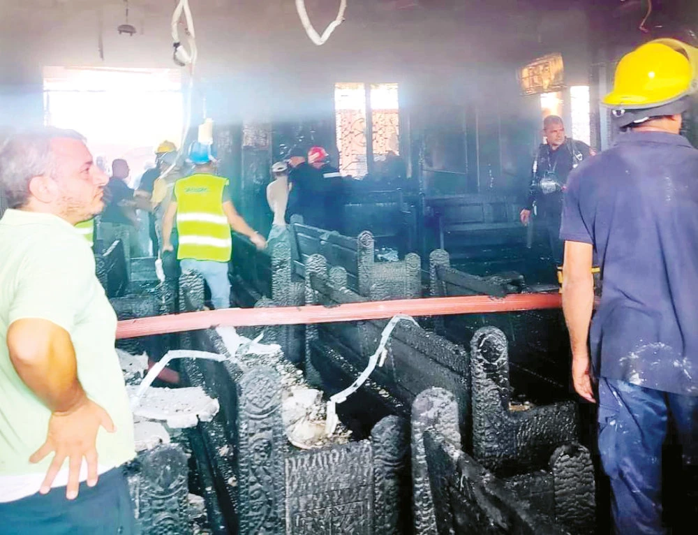 New electrical fire breaks out at church in Egypt days after deadly Cairo blaze