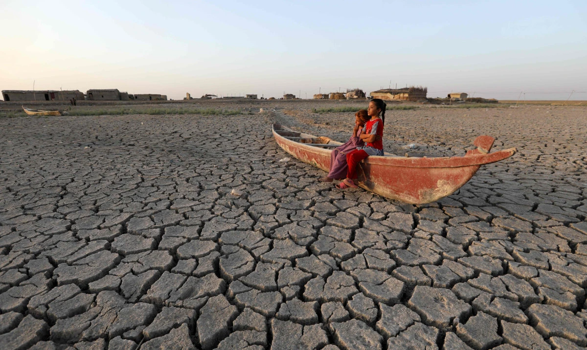 Iraq’s swamplands have been battered by three years of drought and low rainfall, as well as reduced river flows from neighboring Turkey and Iran. (AFP)