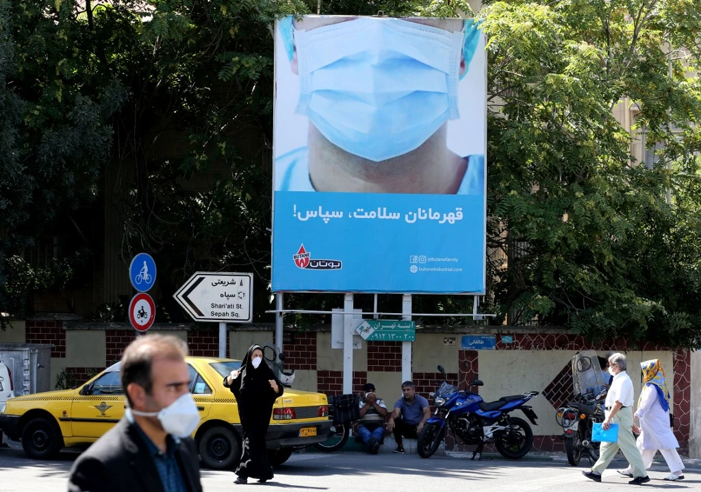 Many Iranians also saw Khamenei’s ban on the import of vaccines from the US and Britain as a solely political move. (File/AFP)