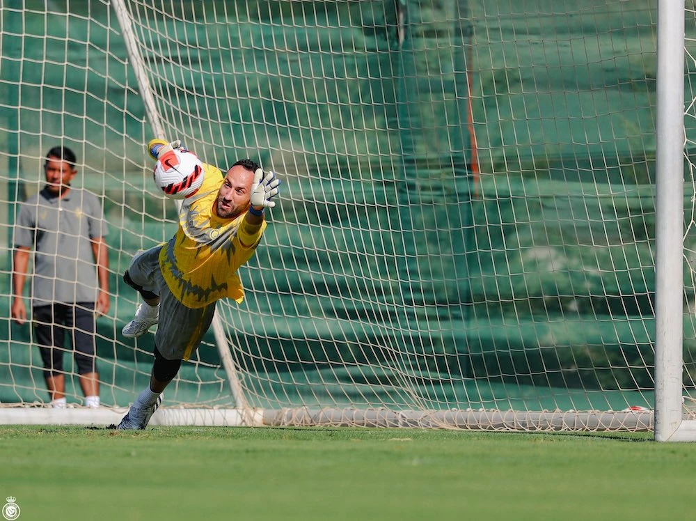 Colombian David Ospina, who was previously Napoli’s goalkeeper, was one of the most exciting signings for the Saudi Pro League. (Twitter: @AlNassrFC_EN)