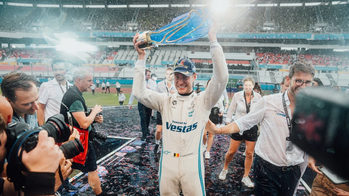 Formula E’s new world champion Stoffel Vandoorne. (Twitter: @MercedesEQFE)
