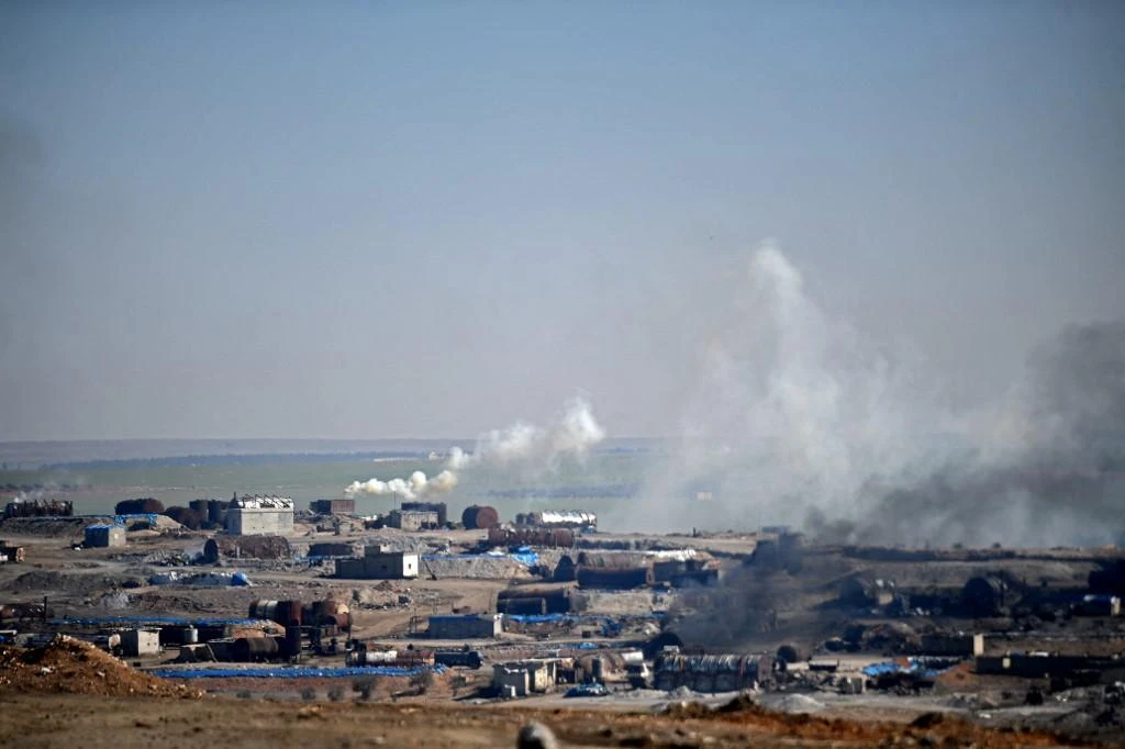 The attack on the town of Al-Bab came days after a Turkish airstrike killed at least 11 Syrian troops and US-backed Kurdish fighters. (File/AFP)